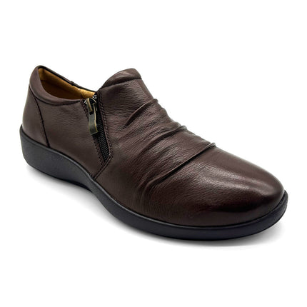 Scholl Orthaheel Womens Katina Shoes Chocolate Size 40