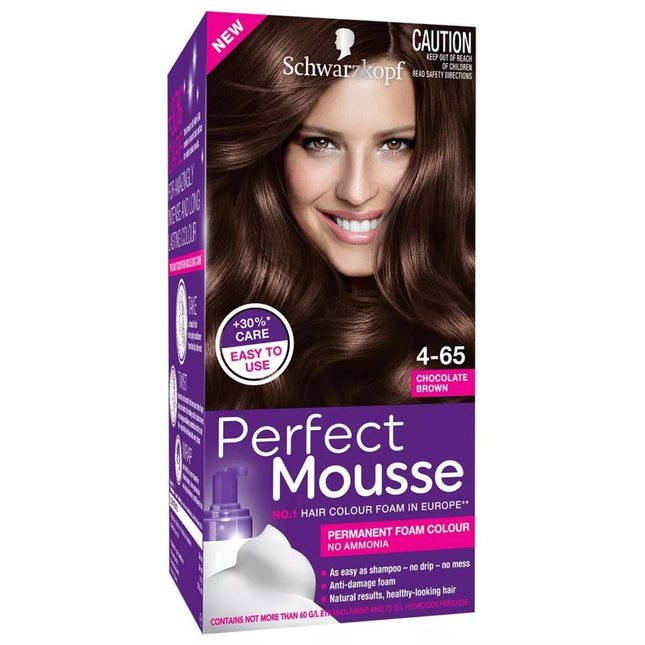 Schwarzkopf Perfect Mousse 4-65 Chocolate Brown - OhYouLuckyDuck.com.au