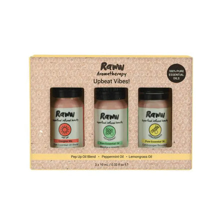 Raww Aromatherapy Upbeat Vibes Trio - OhYouLuckyDuck.com.au