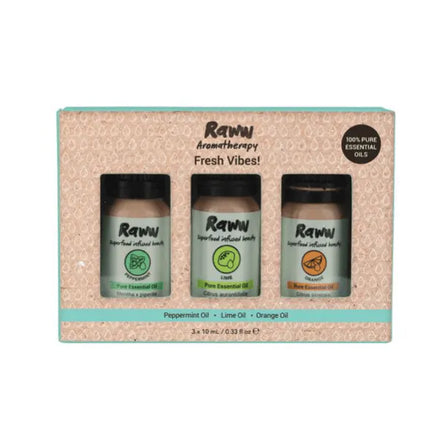 Raww Aromatherapy Trio - Fresh Vibes - OhYouLuckyDuck.com.au