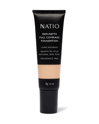 NATIO SEMI-MATTE FULL COVERAGE FOUNDATION CHAI - OhYouLuckyDuck.com.au