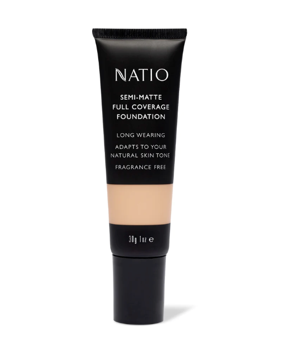 NATIO SEMI-MATTE FULL COVERAGE FOUNDATION CHAI - OhYouLuckyDuck.com.au