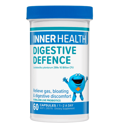 Ethical Nutrients Inner Health Digestive Defence Caps 60 - OhYouLuckyDuck.com.au