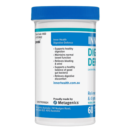 Ethical Nutrients Inner Health Digestive Defence Caps 60 - OhYouLuckyDuck.com.au