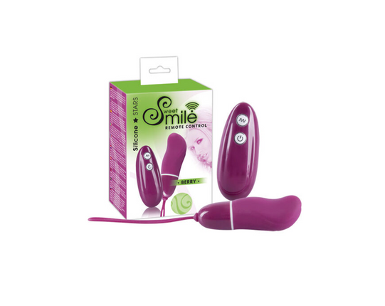 Smile Berry purple remote vibrator - OhYouLuckyDuck.com.au