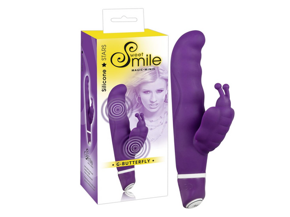 Smile G-Butterfly purple magic mini vibe - OhYouLuckyDuck.com.au