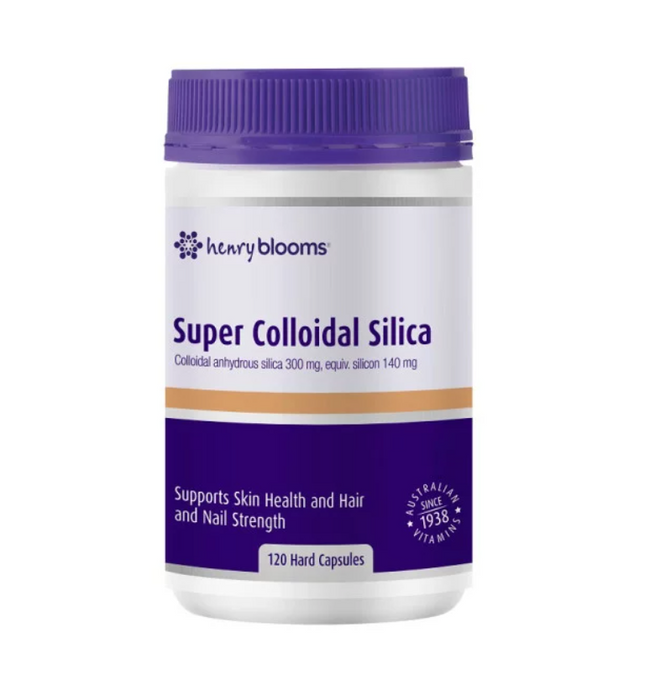 Blooms Super Colloidal Silica 300MG Caps 120 - OhYouLuckyDuck.com.au