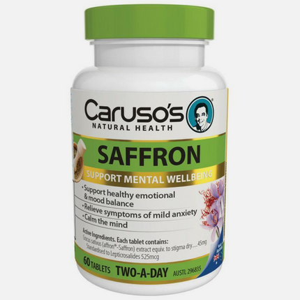 Caruso’s Saffron Tabs 60 - OhYouLuckyDuck.com.au