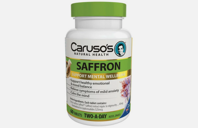 Caruso’s Saffron Tabs 60 - OhYouLuckyDuck.com.au