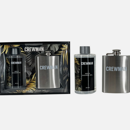 Crewman Shower Gel & Flask 2PC Gift Set - OhYouLuckyDuck.com.au