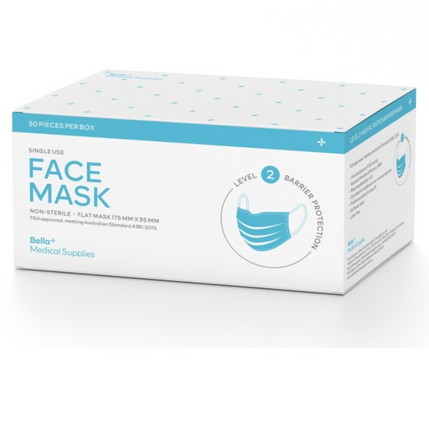 Bella Level 2 Kids Face Mask 50PK - OhYouLuckyDuck.com.au