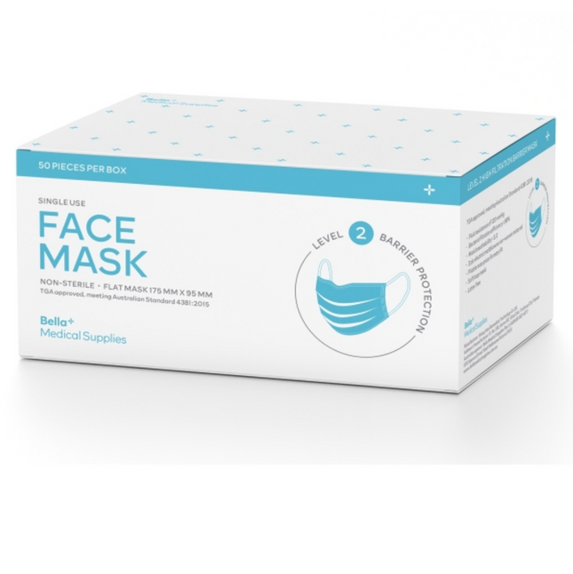 Bella Level 2 Kids Face Mask 50PK - OhYouLuckyDuck.com.au