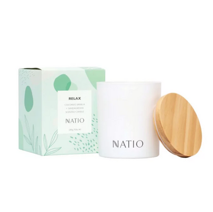 Natio Scented Candle Relax ‘23 - OhYouLuckyDuck.com.au