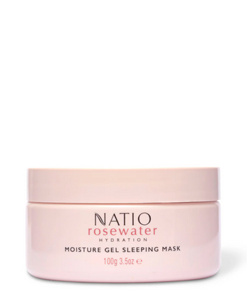 Natio Rosewater Hydration Moisture Gel Sleeping Mask 100G - OhYouLuckyDuck.com.au