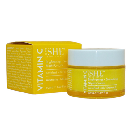 She Vitamin C Night Cream - OhYouLuckyDuck.com.au