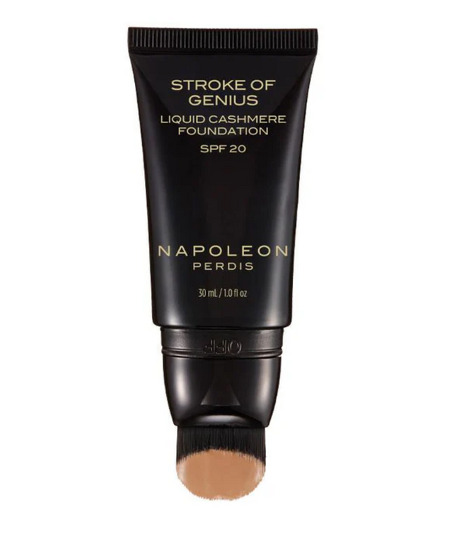 Napoleon Perdis Stroke of Genius Liquid Cashmere Foundation 30ml Look 1 - OhYouLuckyDuck.com.au