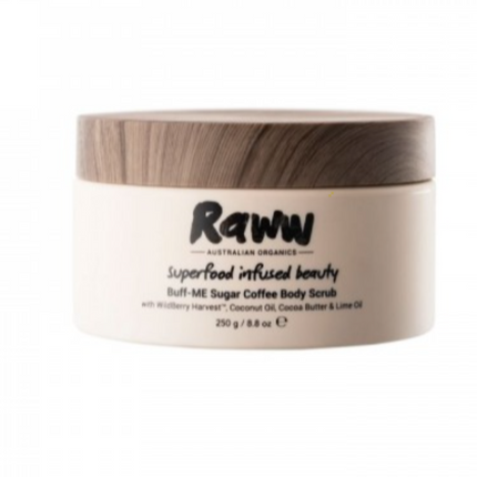 Raww Buff-Me Sugar Coffee Body Scrub 250G - OhYouLuckyDuck.com.au