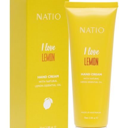 Natio Hand Cream I Love Lemon - OhYouLuckyDuck.com.au