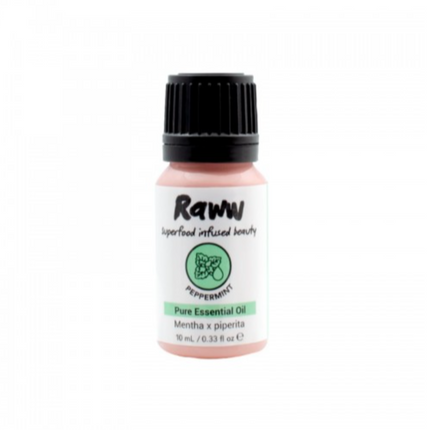 RAWW Peppermint Pure Essential Oil 10ml - OhYouLuckyDuck.com.au