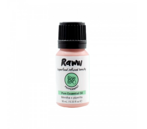 RAWW Peppermint Pure Essential Oil 10ml - OhYouLuckyDuck.com.au