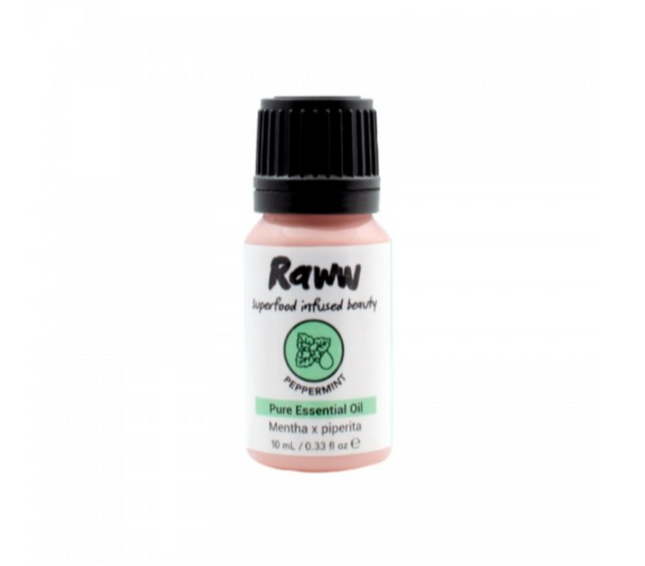 RAWW Peppermint Pure Essential Oil 10ml - OhYouLuckyDuck.com.au