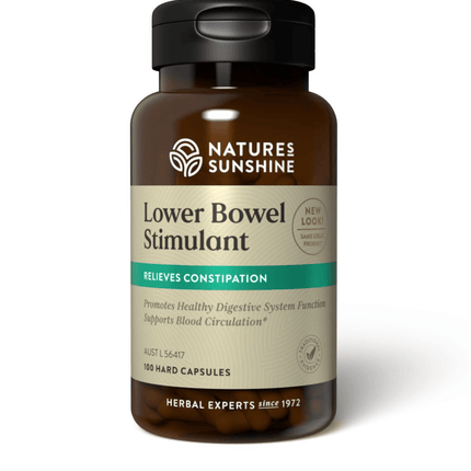 Nature's Sunshine Lower Bowel Stimulant 100 Capsules