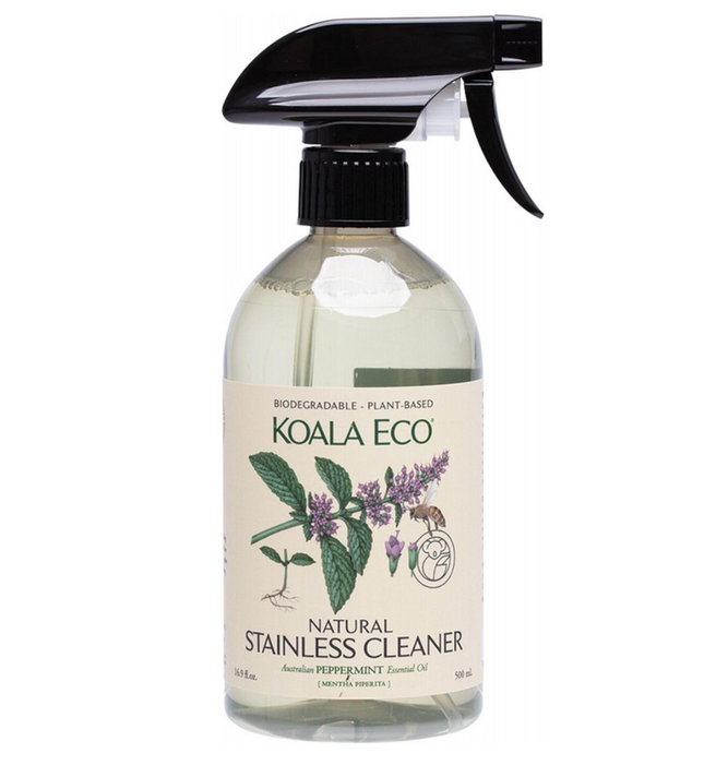 Koala Eco Stainless Cleaner Peppermint Essential Oil - OhYouLuckyDuck.com.au