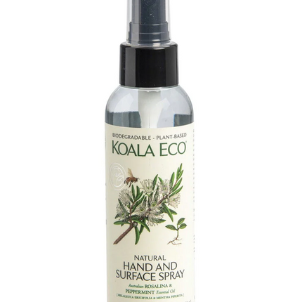 Koala Eco Hand & Surface Spray - Rosalina & Peppermint 125ml - OhYouLuckyDuck.com.au