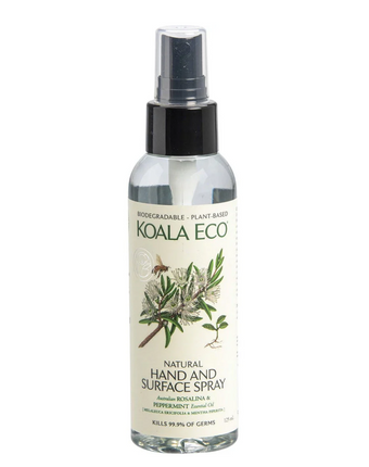 Koala Eco Hand & Surface Spray - Rosalina & Peppermint 125ml - OhYouLuckyDuck.com.au