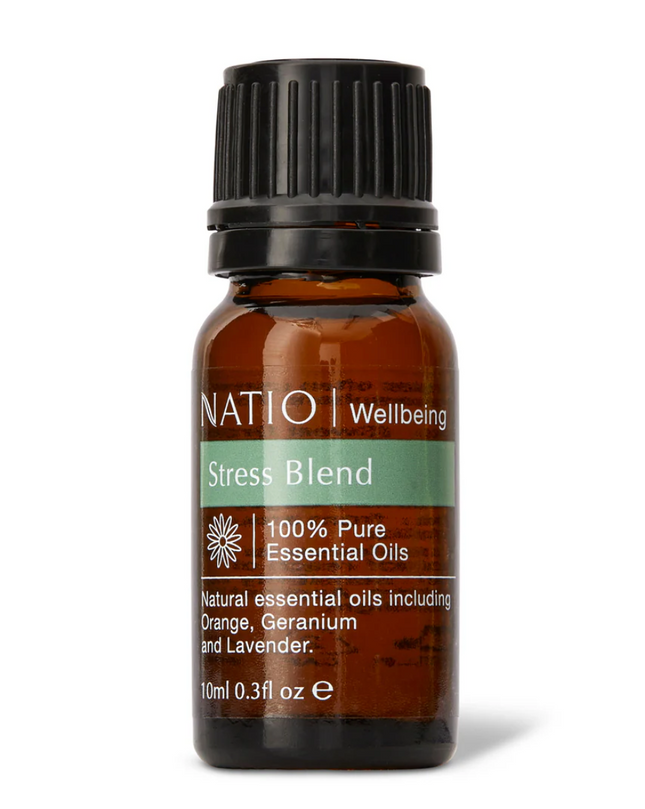 Natio Wellbeing Pure Essential Oil Blend Stress 10ML - OhYouLuckyDuck.com.au