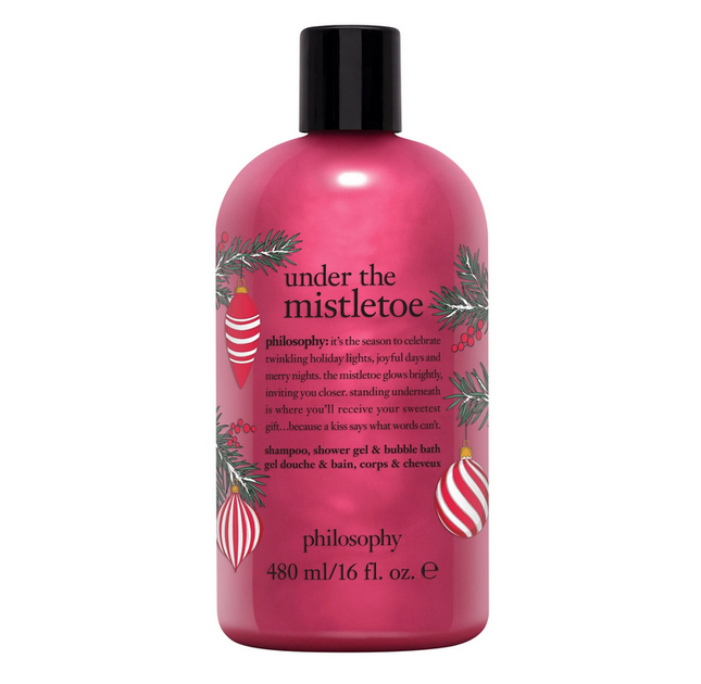 Philosophy Under The Mistletoe Shampoo Shower Gel And Bubble Bath 473ML
