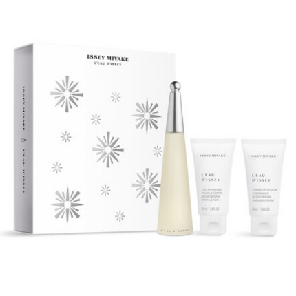 Issey Miyake Eau De Toilette 50ml 3pc Set + 50ml Body Lotion + 50ml Shower Cream