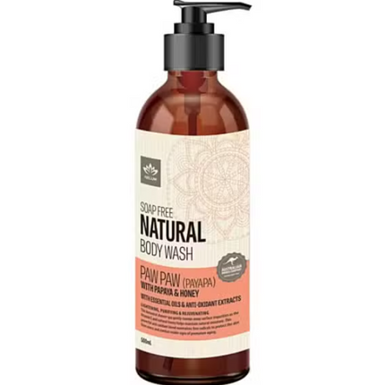 Nelum Body Wash Nat Paw Paw and Honey 500mL - OhYouLuckyDuck.com.au