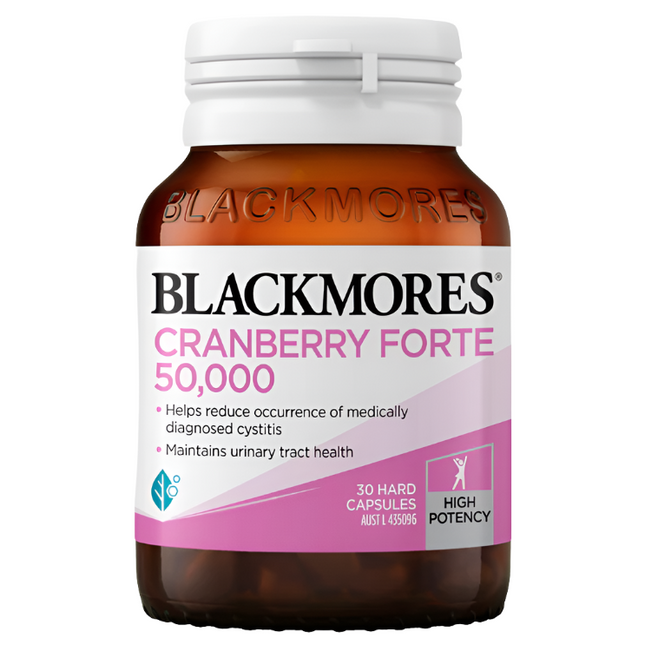 Blackmores Cranberry Forte 50,000Mg 30 Capsules - OhYouLuckyDuck.com.au