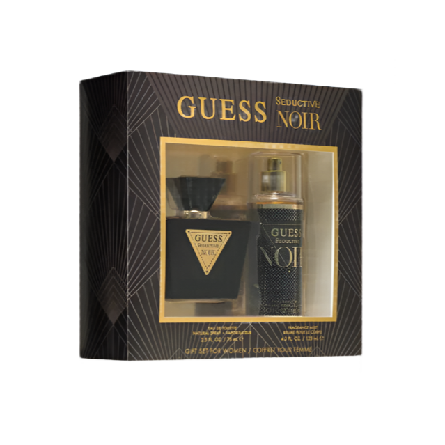 Guess Seductive Noir EDT 75mL & Body Mist 125mL 2 Pieces Set