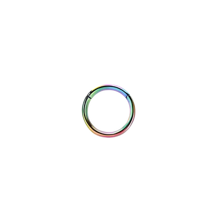 Ross Ear Hinged Ring Rainbow 10MM