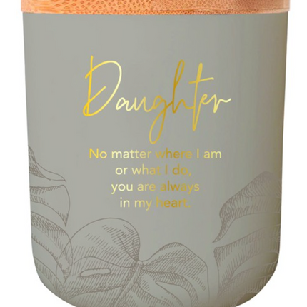 Lily & Mae Sentiment Candle Daughter 180G