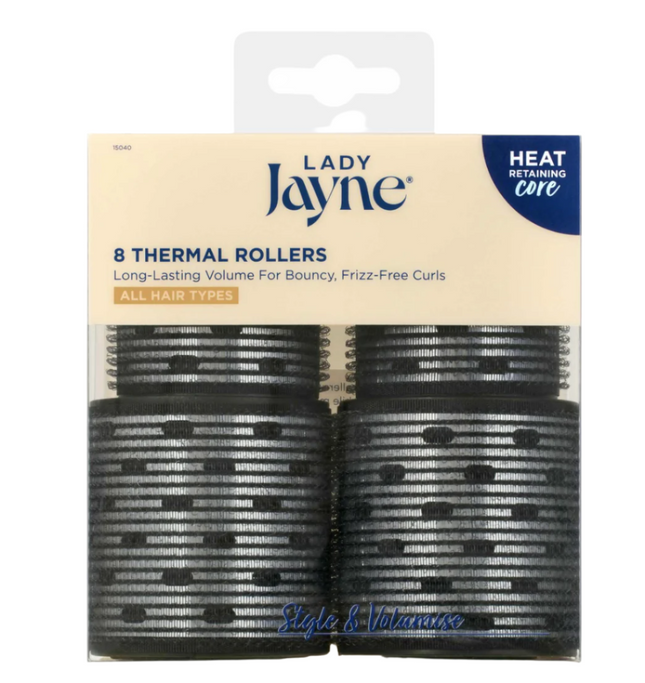 Lady Jayne Thermal Rollers 8 Pieces