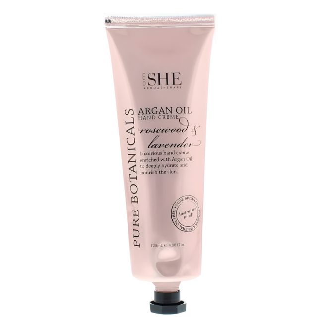 She Argan Oil Hand Creme - Rosewood & Lavender
