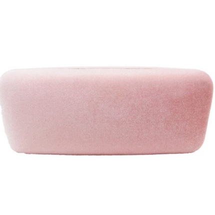 Wicked Sista Velvet Eyewear Case Soft Pink