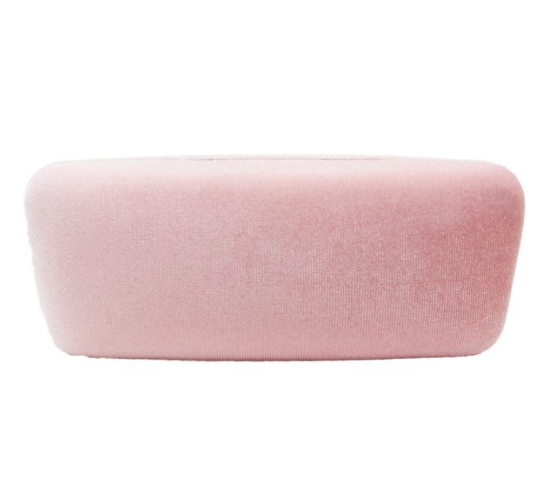 Wicked Sista Velvet Eyewear Case Soft Pink