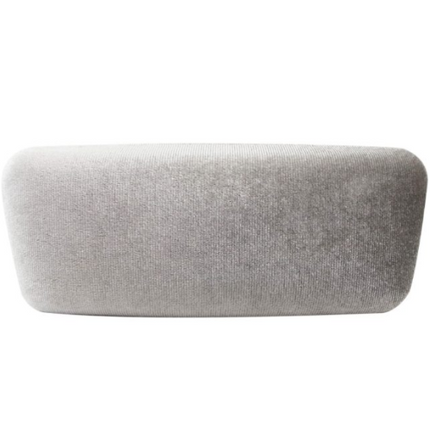 Wicked Sista Velvet Eyewear Case Pearl Grey