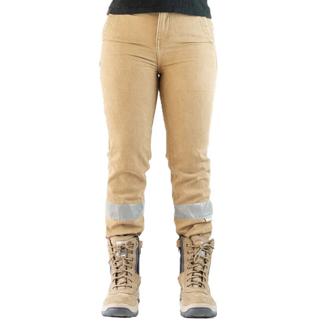 Saint Works Womens Hi-Vis Chino Light Stone
