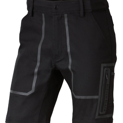 Eleven Black Knee Length Short Black