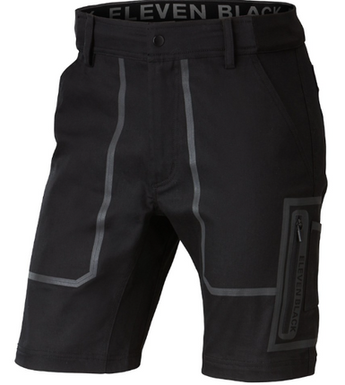 Eleven Black Knee Length Short Black