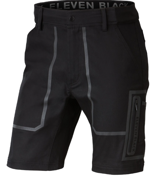 Eleven Black Knee Length Short Black