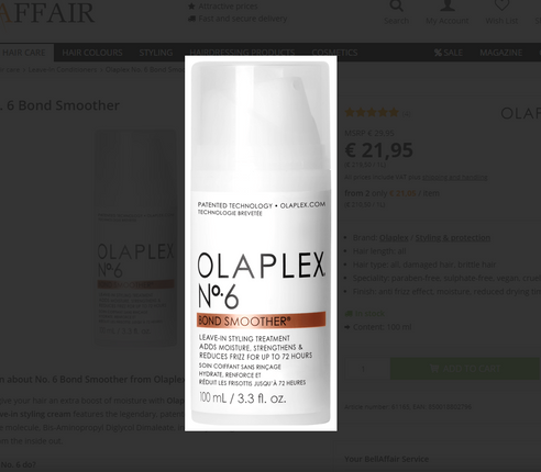 Olaplex NÂ°6 Bond Smoother 100 ML