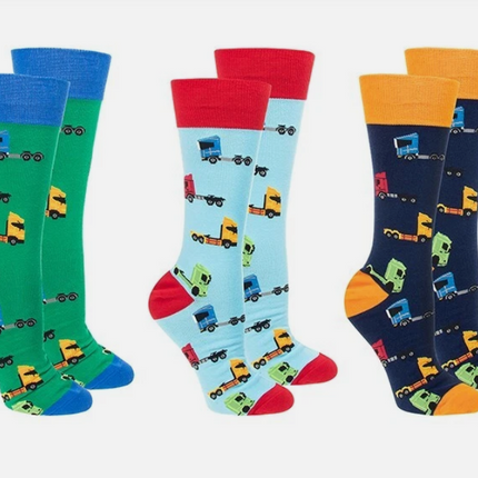 Sock Society Trucks  3 Pairs
