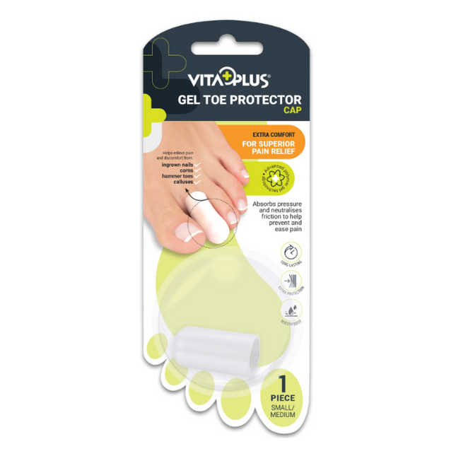 VitaPlus Gel Toe Protector Cap Small/Medium 1 Piece