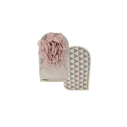 Wicked SIsta Blush Double Sided Loofah Glove